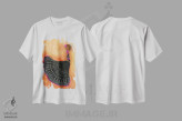 تیشرت سفید طرح دار لاکچری مکزیکی، هنر آمریکایی آفریقایی تبار اثر بلا پیلار | immage.ir