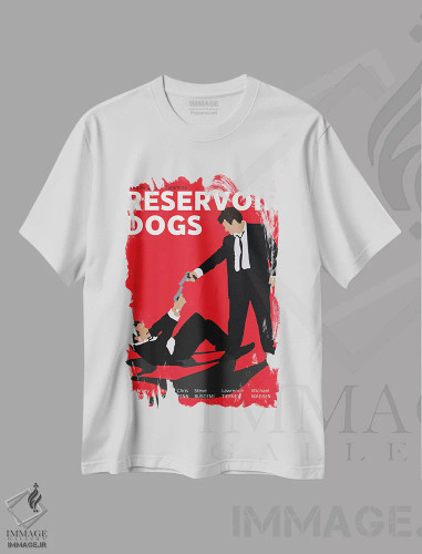 تیشرت سفید طرح دار سگ های انباری، هنر دیجیتال اثر بوریلیانا | فروشگاه ایماژ