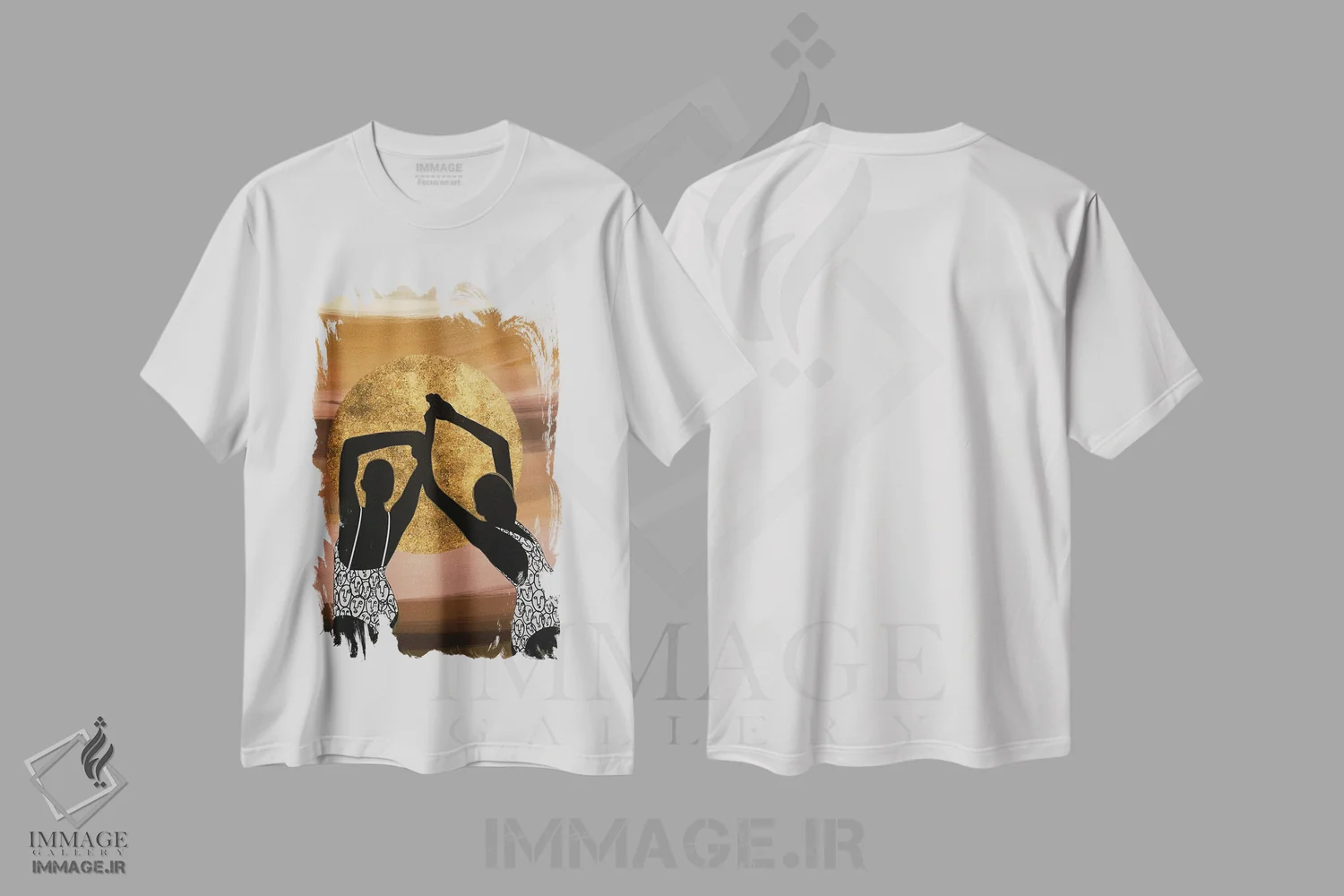 تیشرت سفید طرح دار بی خیال، هنر دیجیتال اثر بری پیپنز | immage.ir