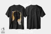تیشرت مشکی طرح دار زیبا، هنر آمریکایی آفریقایی تبار اثر بری پیپنز | فروشگاه ایماژ