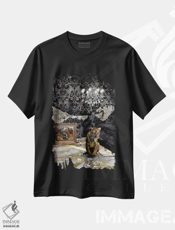 تیشرت مشکی طرح دار روزهای شکوه، هنر دیجیتال اثر جیسون بروک | immage.ir