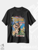 تیشرت مشکی طرح دار روی جلد کومیک تارزان شماره ۱، هنر دیجیتال اثر جان بوسما | immage.ir