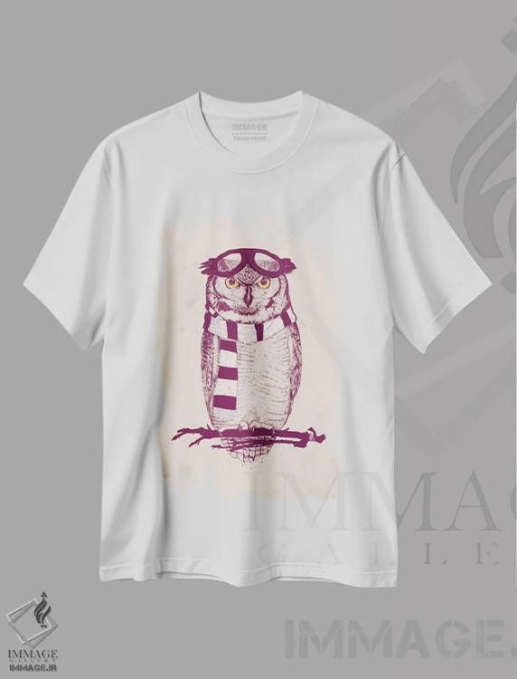 تیشرت سفید طرح دار هوانورد، هنر دیجیتال اثر بالازس شولتی | فروشگاه ایماژ