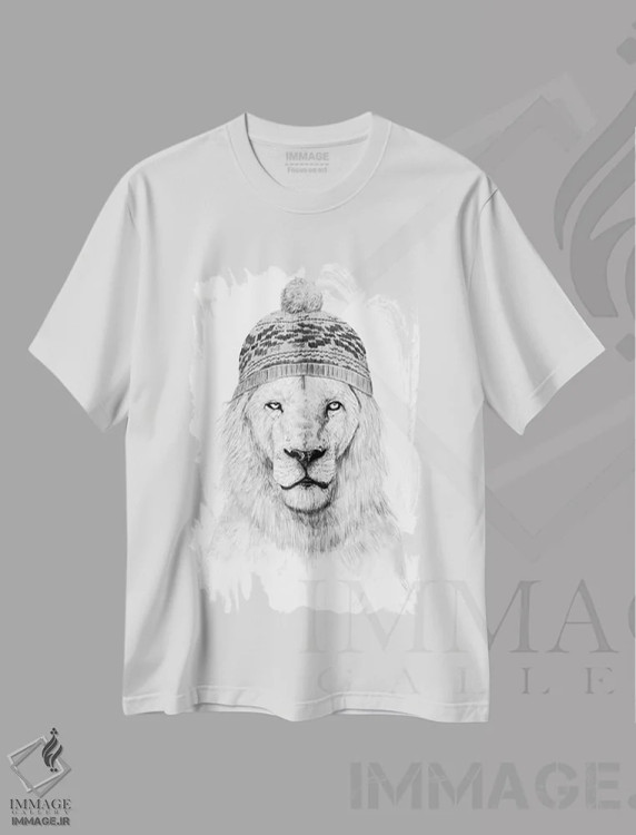 تیشرت سفید طرح دار زمستان در راه است ۱، هنر دیجیتال سیاه و سفید اثر بالازس شولتی | immage.ir