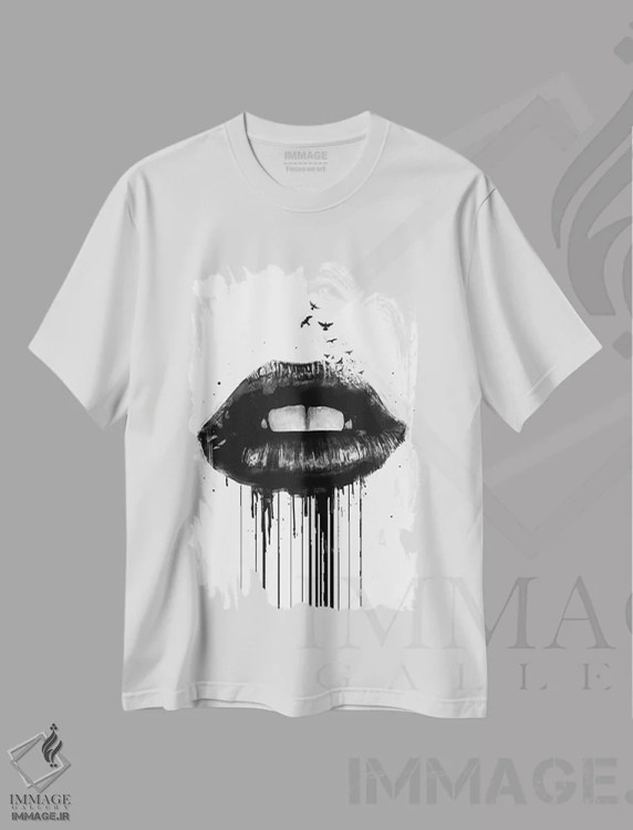 تیشرت سفید طرح دار عشق مرده، دکوراسیون جایگزین اثر بالازس شولتی | immage.ir