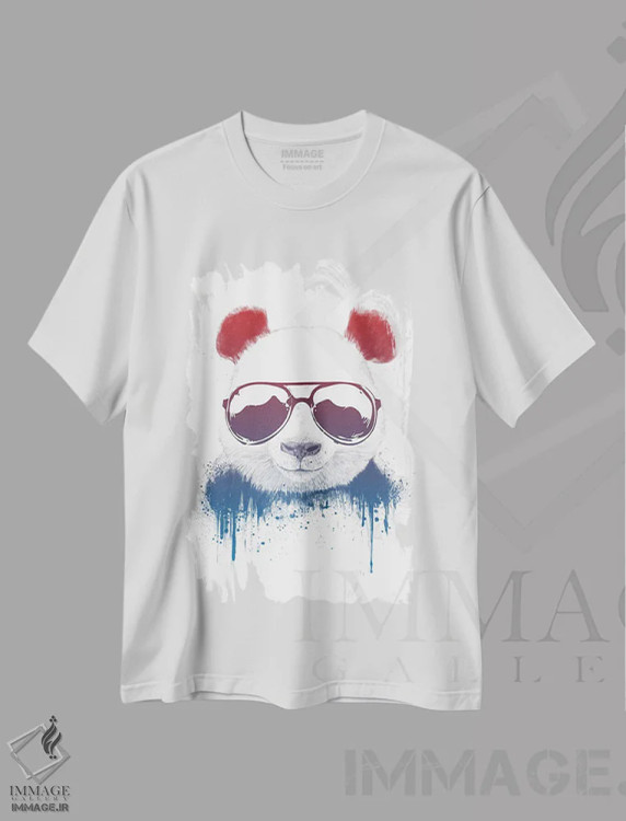 تیشرت سفید طرح دار خونسرد باش ۲، هنر دیجیتال اثر بالازس شولتی | immage.ir