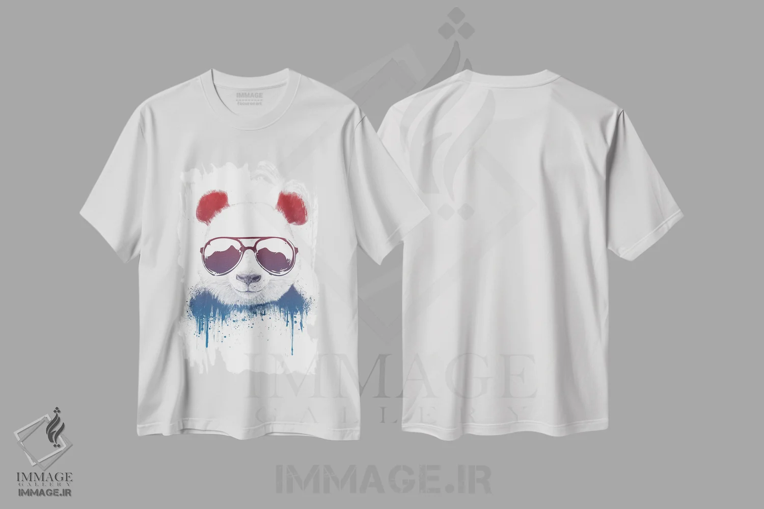تیشرت سفید طرح دار خونسرد باش ۲، هنر دیجیتال اثر بالازس شولتی | immage.ir