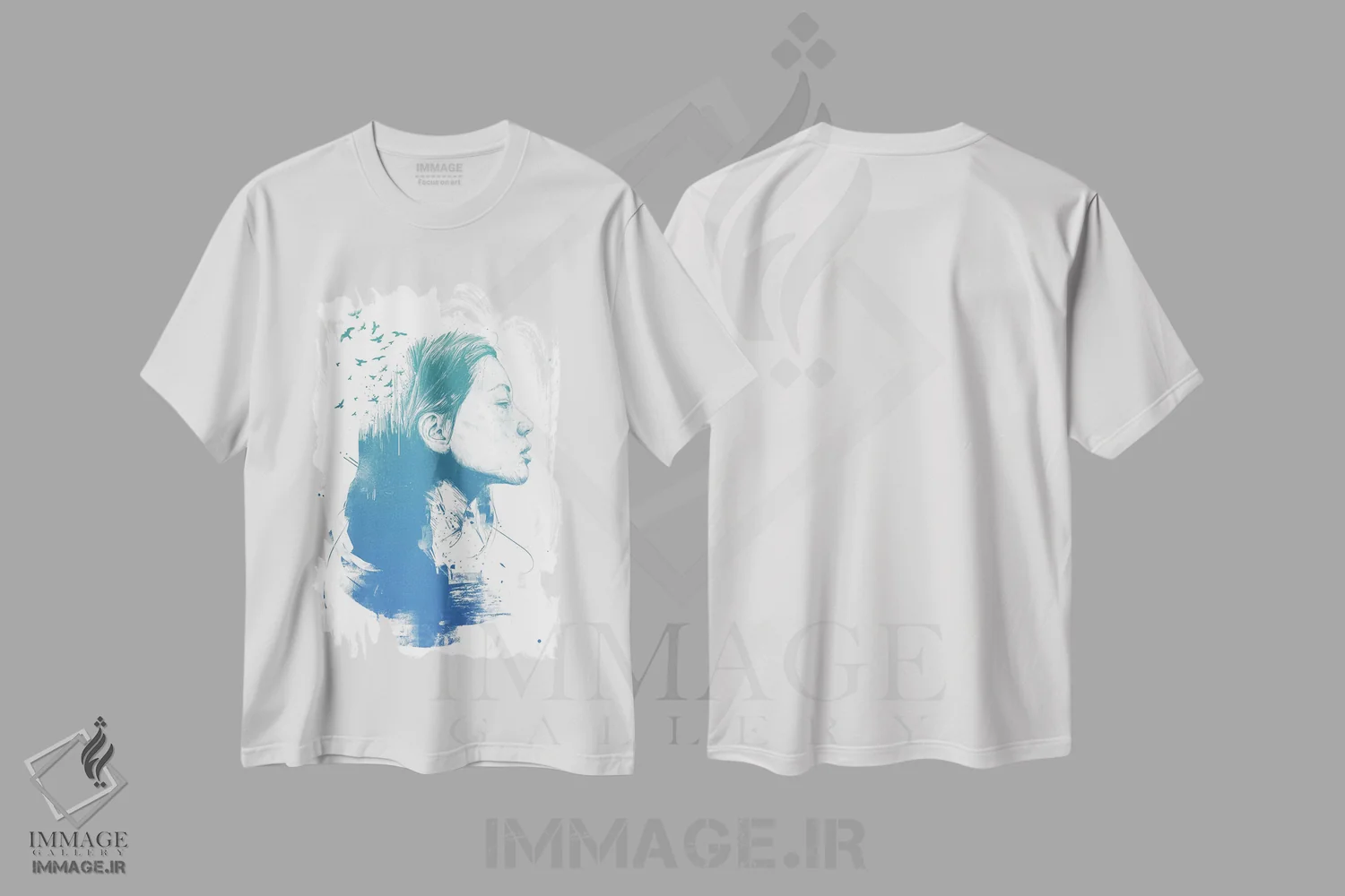 تیشرت سفید طرح دار ذهنت را باز کن، دکوراسیون جایگزین اثر بالازس شولتی | immage.ir