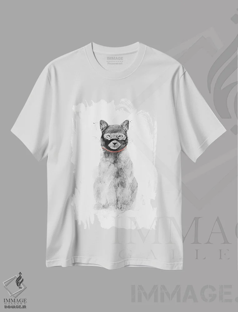 تیشرت سفید طرح دار به من اعتماد کن، هنر دیجیتال اثر بالازس شولتی | immage.ir