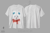 تیشرت سفید طرح دار پاندای گرافیتی ۲، تزئینی اثر بالازس شولتی | immage.ir