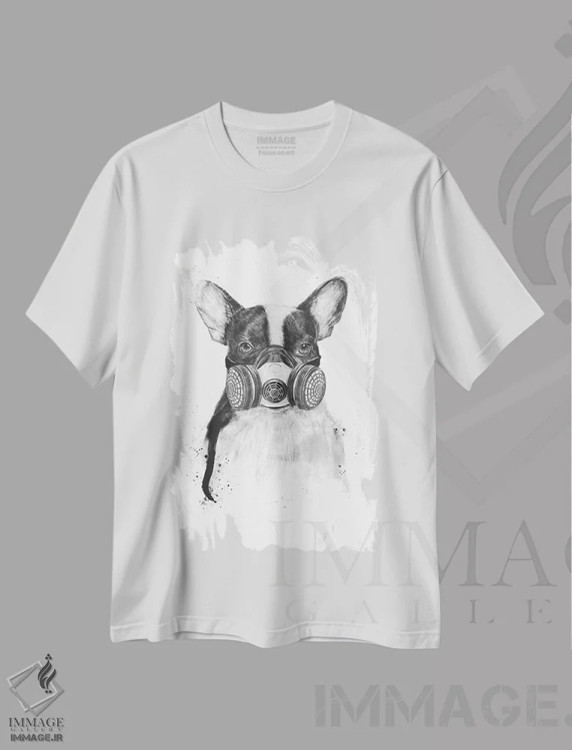 تیشرت سفید طرح دار زندگی در شهر بزرگ، هنر دیجیتال اثر بالازس شولتی | immage.ir