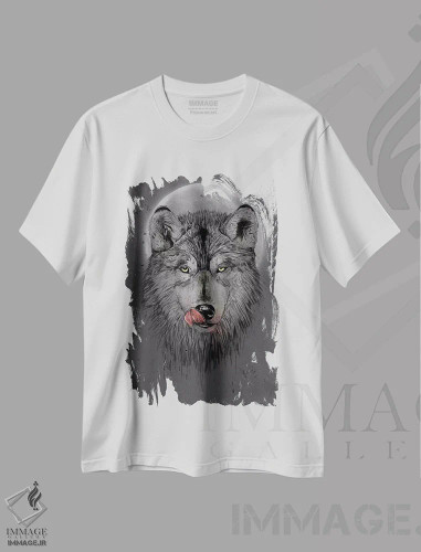 تیشرت سفید طرح دار زمان شام، هنر تزئینی سیاه و سفید اثر بالازس شولتی | فروشگاه ایماژ