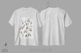 تیشرت سفید طرح دار تعطیلات، تزئینی اثر بوگدان شیپتنکو | immage.ir