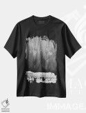 تیشرت مشکی طرح دار زیر یک چتر، تزئینی اثر بوگدان شیپتنکو | فروشگاه ایماژ