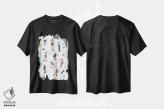 تیشرت مشکی طرح دار اسکیت بازها و رولربازها، مدیوم اثر بوگدان شیپتنکو | immage.ir