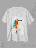 تیشرت سفید طرح دار مرغ ماهی خوار ۲، مدیوم اثر بیبزآرتس | فروشگاه ایماژ