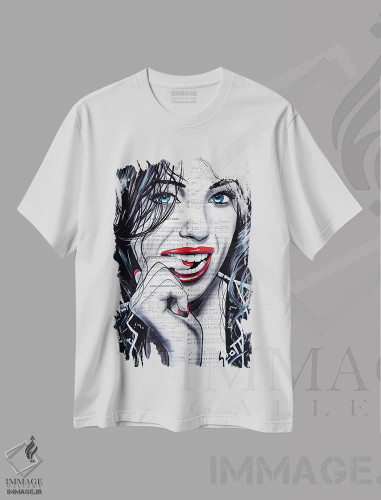 تیشرت سفید طرح دار چیزهای کوچک، هنر فاخر معاصر اثر براندون اسکات | فروشگاه ایماژ