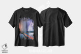 تیشرت مشکی طرح دار صاعقه در سن پترزبورگ، عکاسی هوایی اثر برنت شاونور | فروشگاه ایماژ