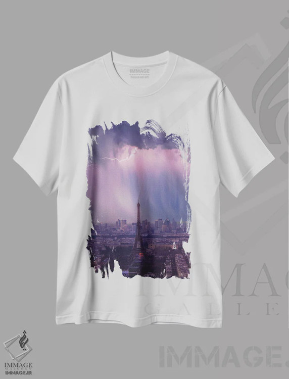 تیشرت سفید طرح دار وحشت در پاریس، عکاسی هوایی اثر برنت شاونور | immage.ir