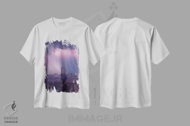 تیشرت سفید طرح دار وحشت در پاریس، عکاسی هوایی اثر برنت شاونور | immage.ir