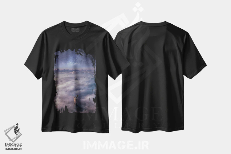تیشرت مشکی طرح دار جادوی اوکراین، مدیوم اثر برنت شاونور | immage.ir