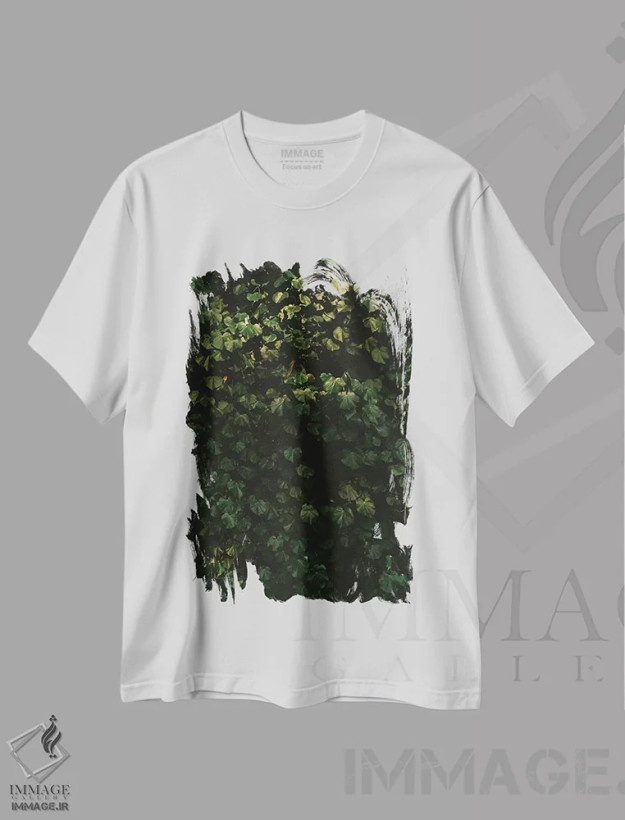 تیشرت سفید طرح دار قلب های هاوایی، مدیوم اثر بثانی یانگ | فروشگاه ایماژ