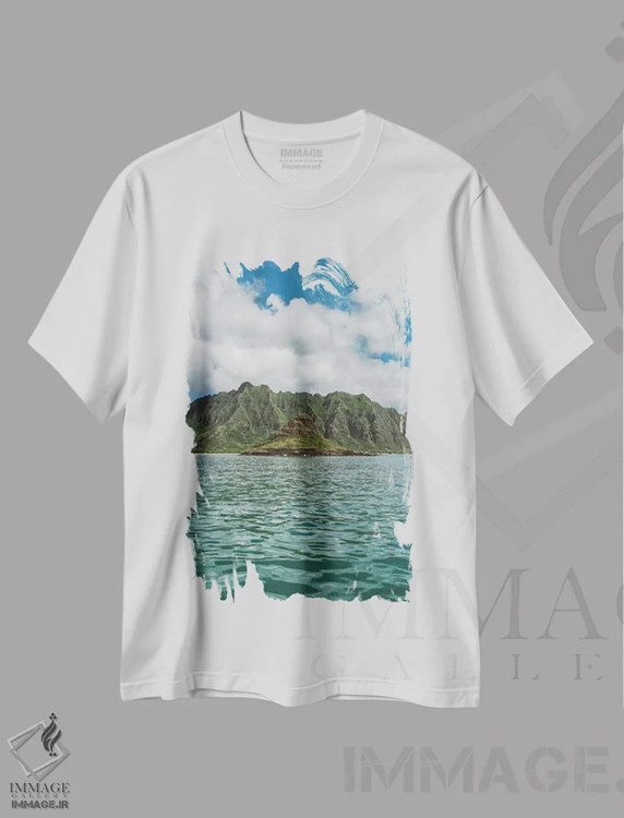 تیشرت سفید طرح دار مکولیئی II، مدیوم اثر بثانی یانگ | immage.ir