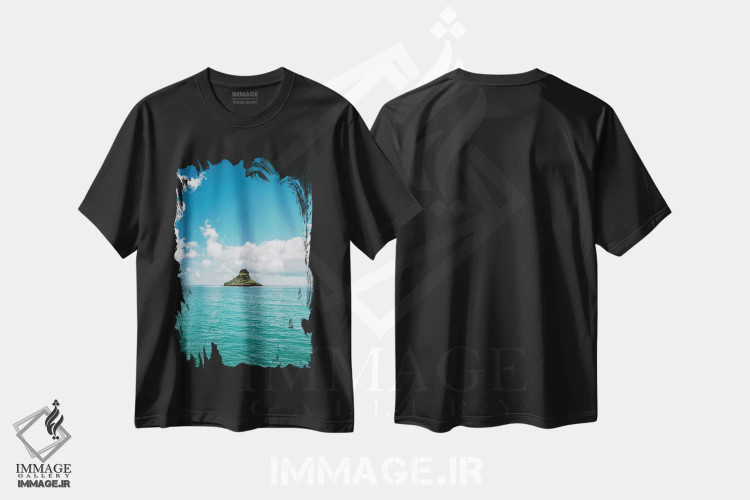 تیشرت مشکی طرح دار مکولیئی III، مدیوم اثر بثانی یانگ | immage.ir