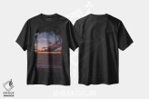 تیشرت مشکی طرح دار غروب هاوایی III، مدیوم اثر بثانی یانگ | فروشگاه ایماژ