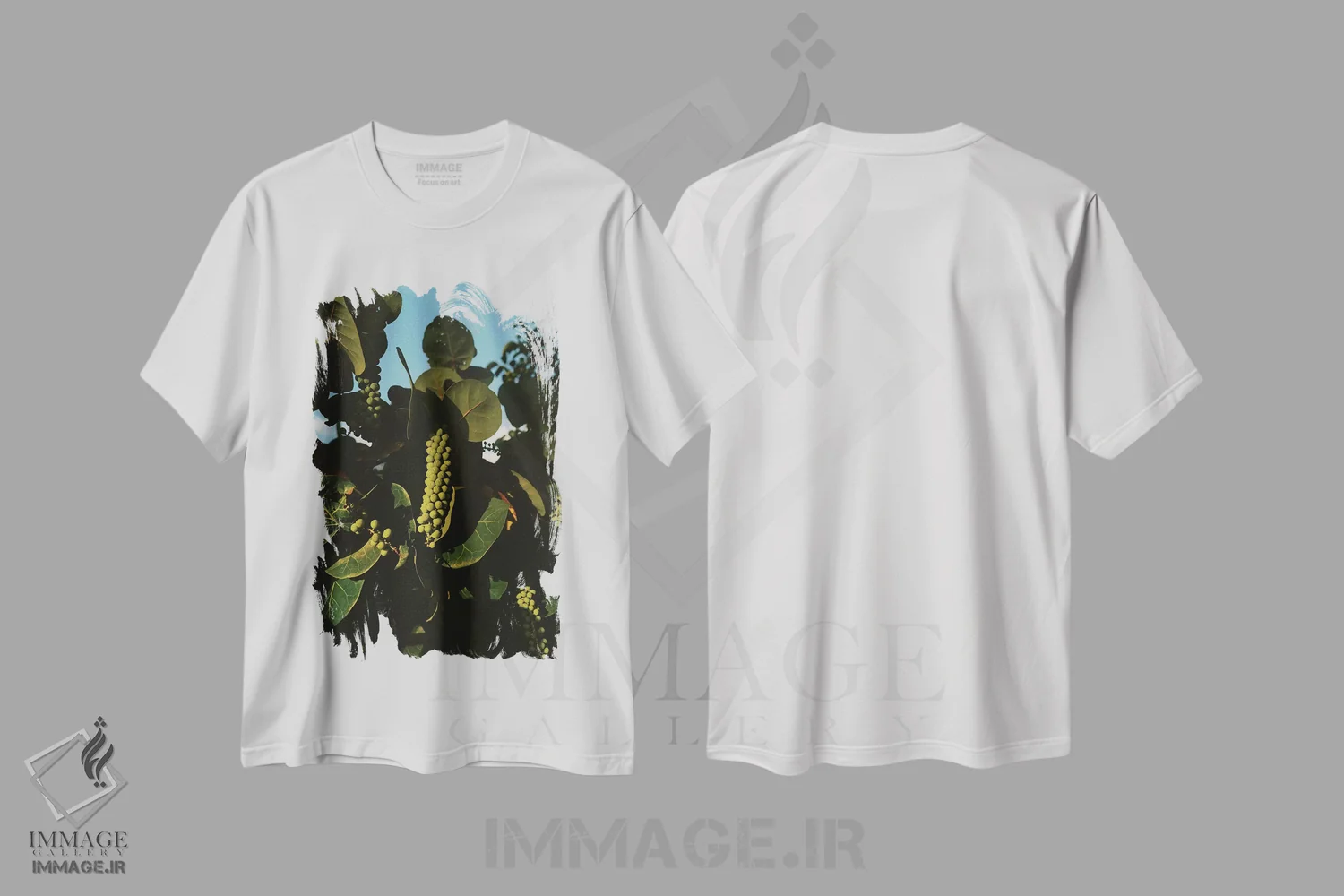 تیشرت سفید طرح دار هاوایی گرمسیری XI، مدیوم اثر بثانی یانگ | فروشگاه ایماژ