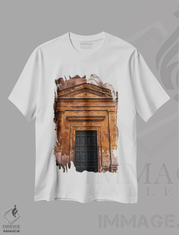 تیشرت سفید طرح دار در روم بیست و دو، مدیوم اثر بثانی یانگ | immage.ir