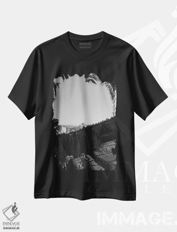 تیشرت مشکی طرح دار آثار بثانی یانگ - immage.ir