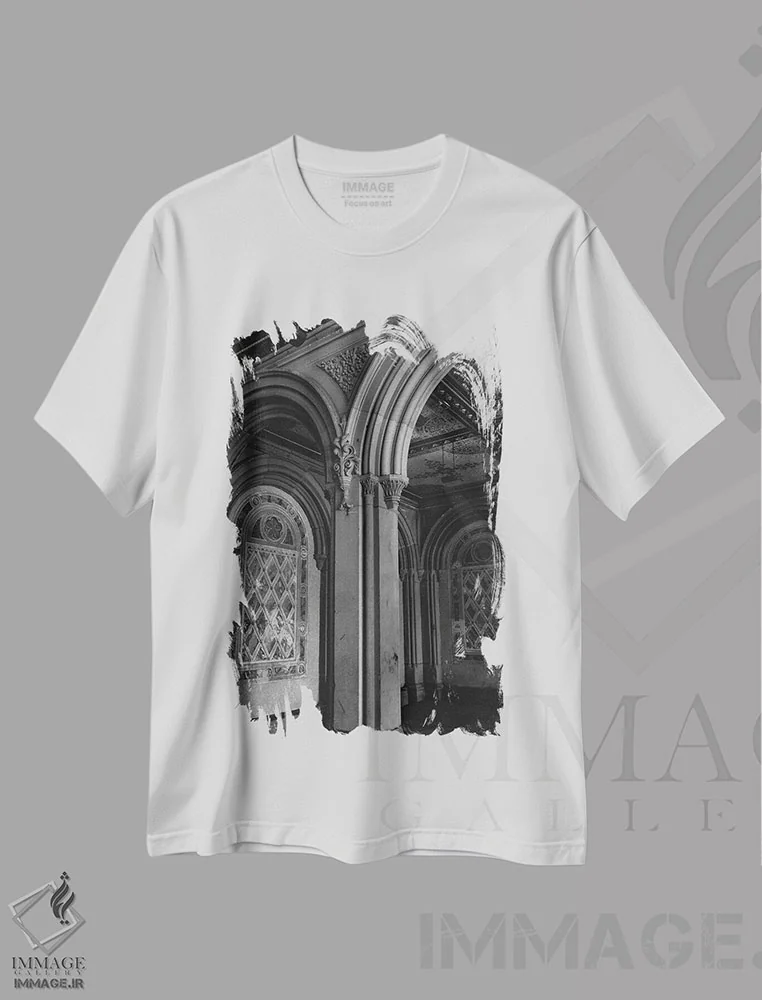 تیشرت سفید طرح دار سنترال پارک دو، مدیوم اثر بثانی یانگ | immage.ir