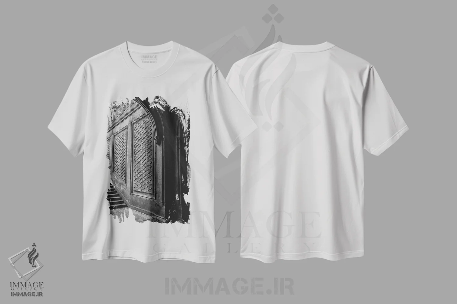 تیشرت سفید طرح دار سنترال پارک سه، مدیوم اثر بثانی یانگ | فروشگاه ایماژ