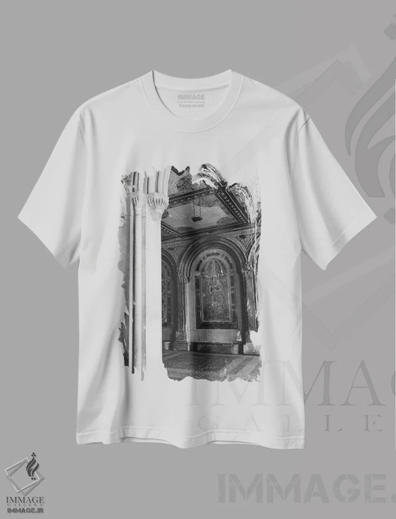 تیشرت سفید طرح دار سنترال پارک، مدیوم اثر بثانی یانگ | فروشگاه ایماژ
