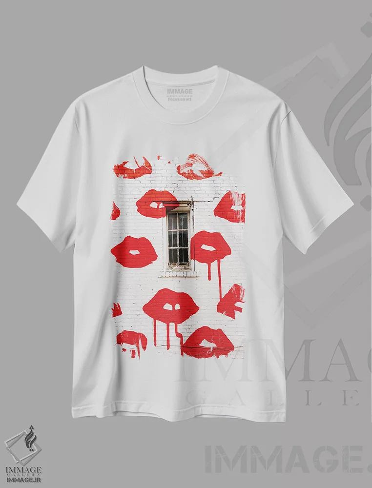 تیشرت سفید طرح دار هنر خیابانی نشویل، مدیوم اثر بثانی یانگ | immage.ir