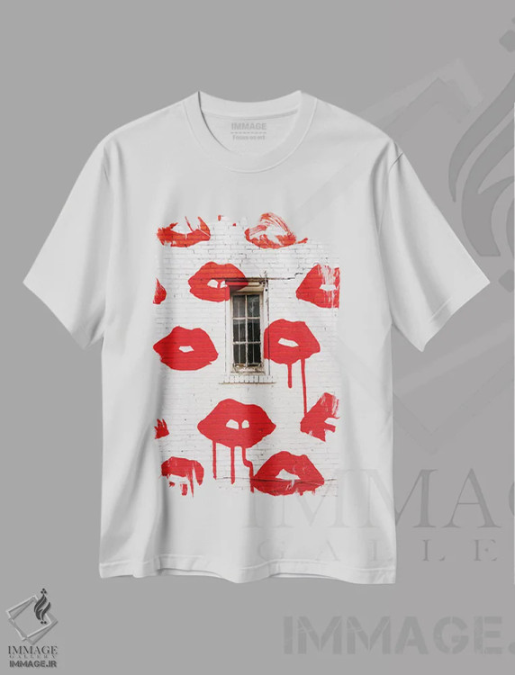 تیشرت سفید طرح دار هنر خیابانی نشویل، مدیوم اثر بثانی یانگ | immage.ir