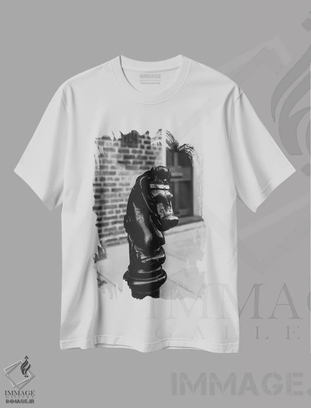 تیشرت سفید طرح دار اسب نیواورلئان، مدیوم اثر بثانی یانگ | فروشگاه ایماژ