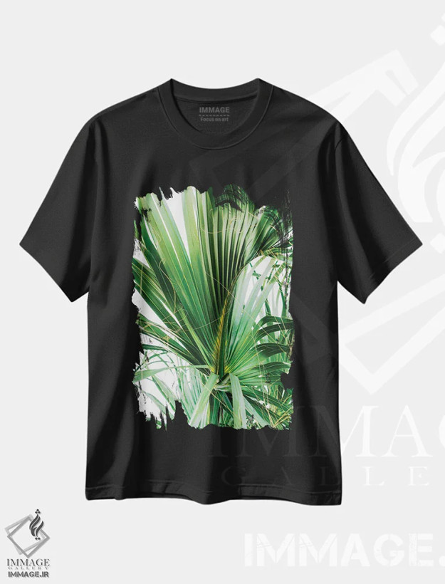 تیشرت مشکی طرح دار جزیره هیلتون هد ۵، مدیوم اثر بثانی یانگ | فروشگاه ایماژ