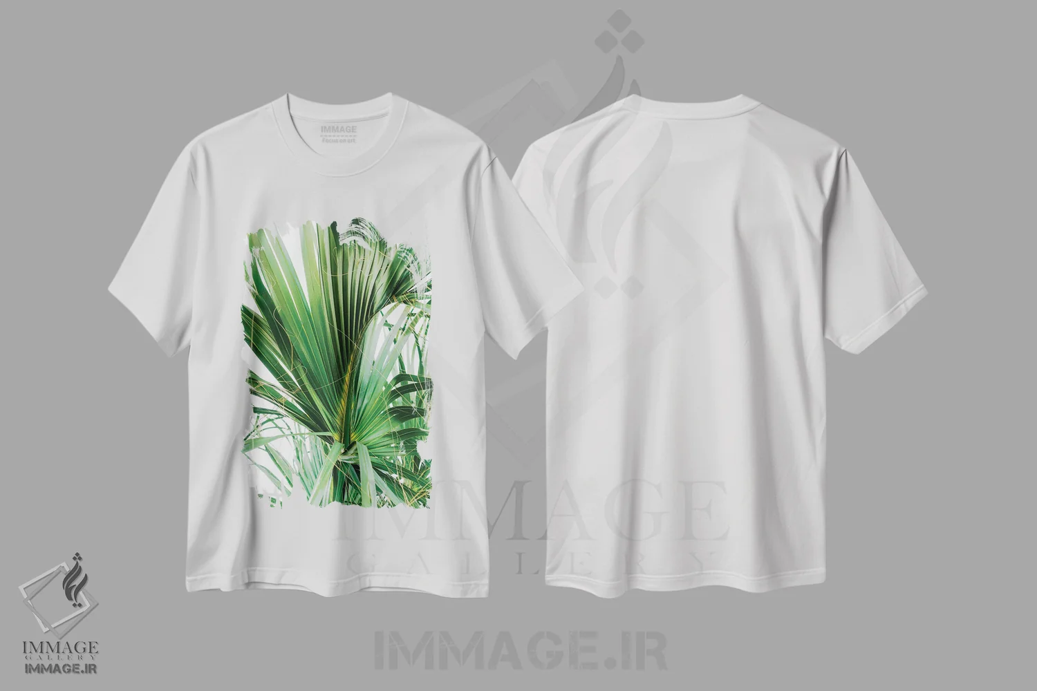 تیشرت سفید طرح دار جزیره هیلتون هد ۵، مدیوم اثر بثانی یانگ | immage.ir
