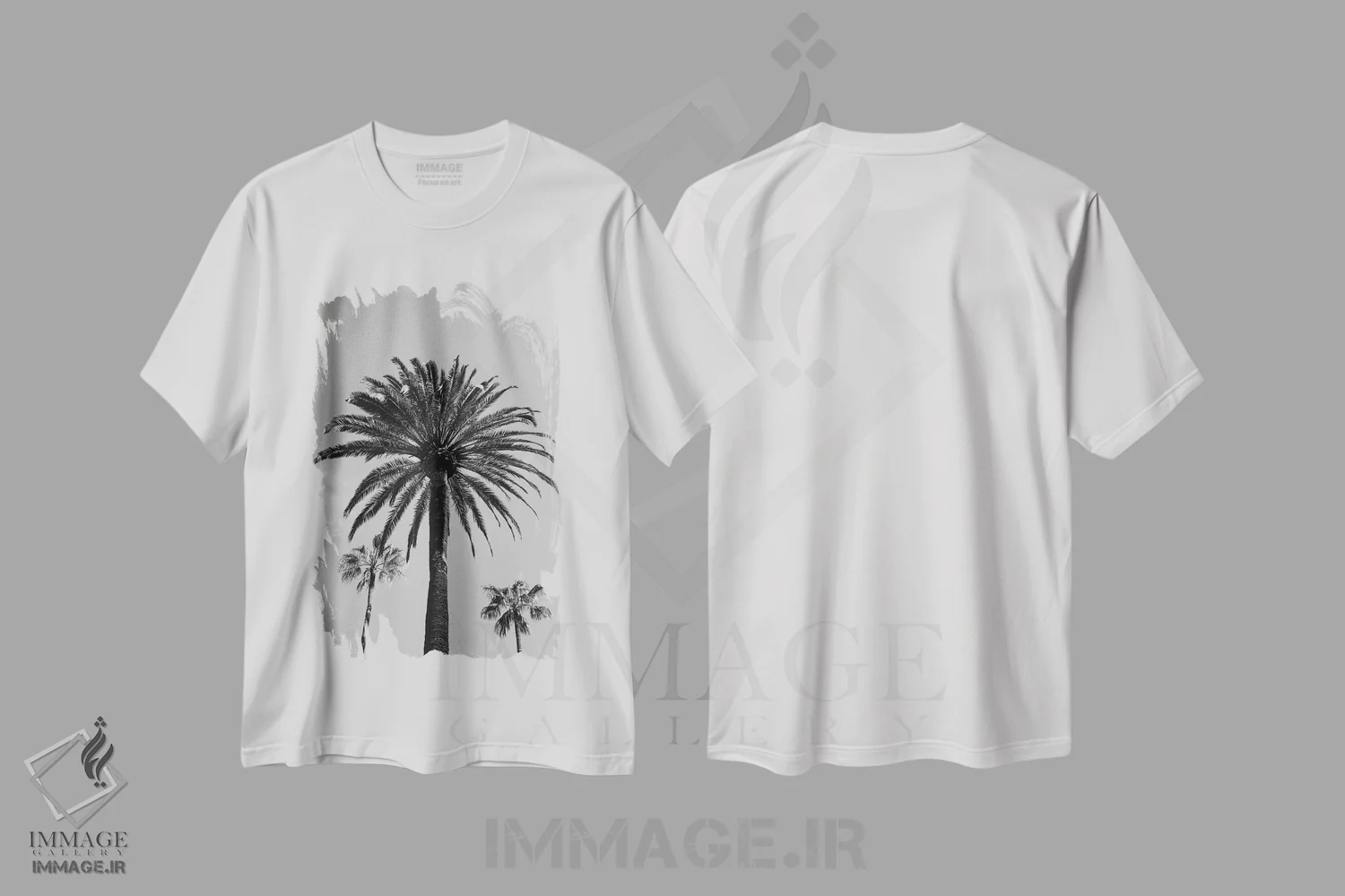 تیشرت سفید طرح دار آسمان بورلی هیلز ۳، عکاسی سیاه و سفید اثر بثانی یانگ | immage.ir