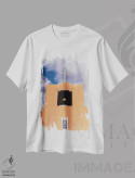 تیشرت سفید طرح دار کلیسای سن میگل سانتافه ۳، مدیوم اثر بثانی یانگ | فروشگاه ایماژ