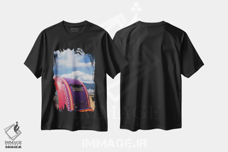 تیشرت مشکی طرح دار تریلر ایرستریم نیومکزیکو ۲، مدیوم اثر بثانی یانگ | immage.ir