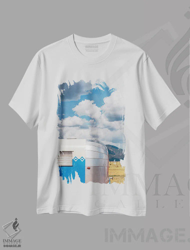 تیشرت سفید طرح دار تریلر ایرستریم نیومکزیکو ۶، مدیوم اثر بثانی یانگ | فروشگاه ایماژ