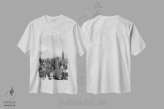 تیشرت سفید طرح دار حالت ذهنی نیویورک ۷، عکاسی سیاه و سفید اثر بثانی یانگ | immage.ir