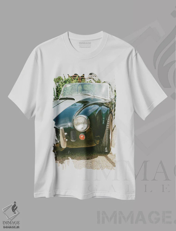 تیشرت سفید طرح دار آستین تگزاس ۹، عکاسی ماکرو اثر بثانی یانگ | فروشگاه ایماژ