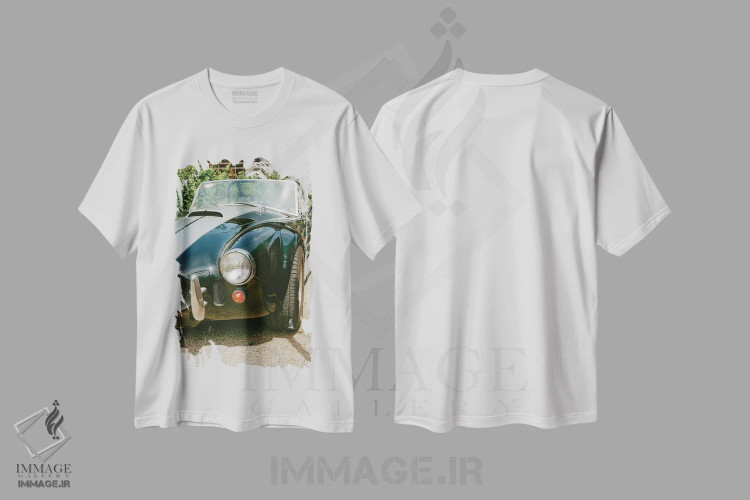 تیشرت سفید طرح دار آستین تگزاس ۹، عکاسی ماکرو اثر بثانی یانگ | فروشگاه ایماژ