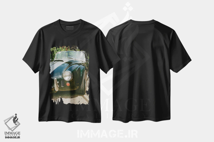 تیشرت مشکی طرح دار آستین تگزاس ۹، عکاسی ماکرو اثر بثانی یانگ | immage.ir