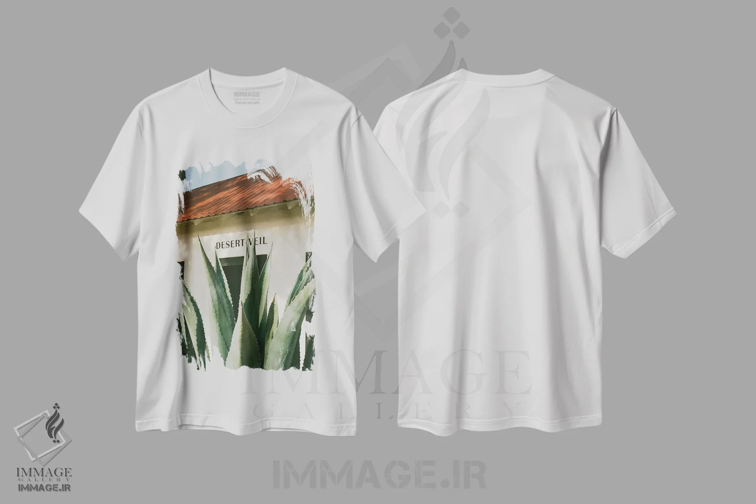 تیشرت سفید طرح دار پرده بیابان، عکاسی ماکرو اثر بثانی یانگ | immage.ir