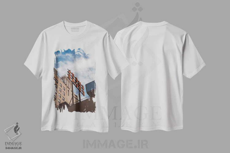 تیشرت سفید طرح دار عیسی در لس آنجلس نجات بخش است، مدیوم اثر بثانی یانگ | immage.ir